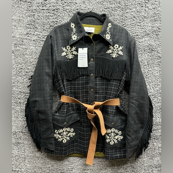 New Monoki women’s “Lasso New‎ Ranger” jacket one size black - Picture 1 of 12